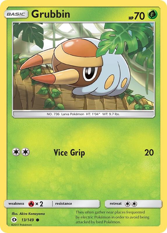 Grubbin 13/149 - Sun & Moon