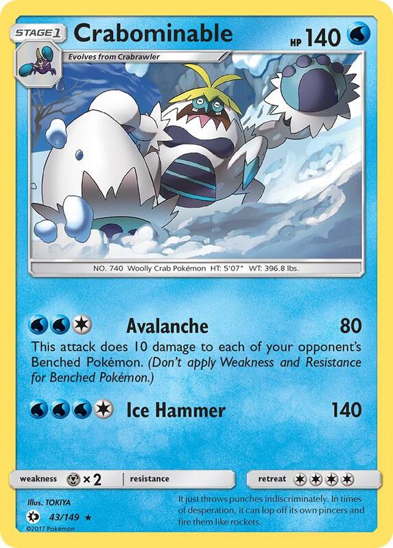 Crabominable 43/149 - Sun & Moon