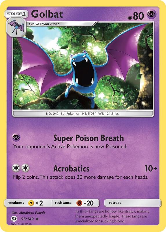 Golbat 55/149 - Sun & Moon