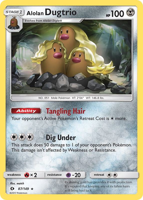 Alolan Dugtrio 87/149 - Sun & Moon