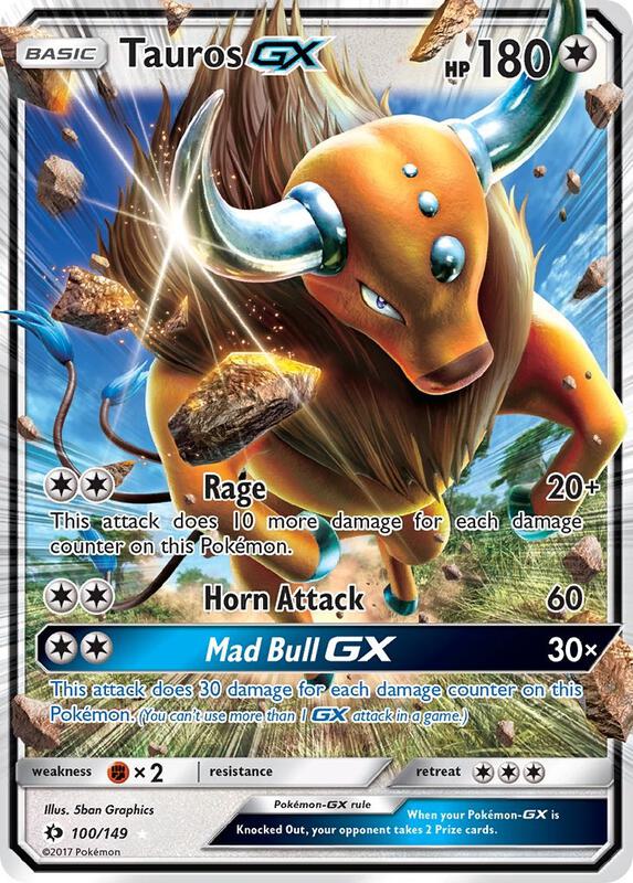 Tauros-GX 100/149 - Sun & Moon