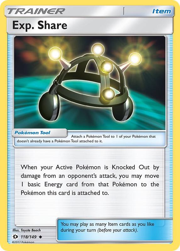 Exp. Share 118/149 - Sun & Moon