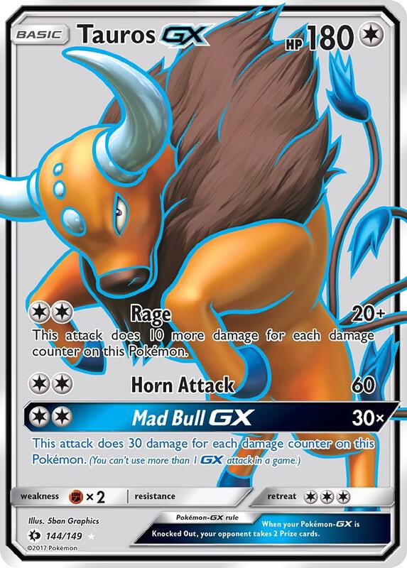 Tauros-GX 144/149 - Sun & Moon