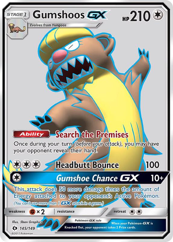 Gumshoos-GX 145/149 - Sun & Moon