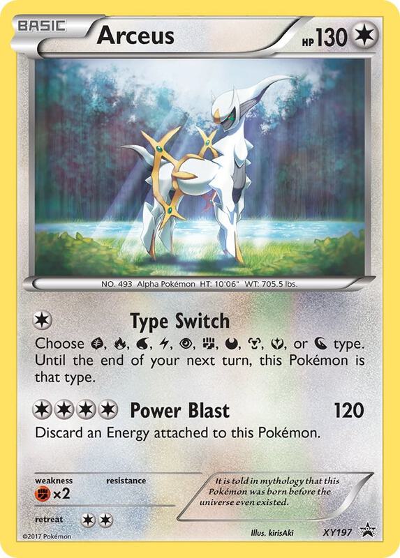 Karta Pokemon Arceus - XY197 - XY Promos XY197