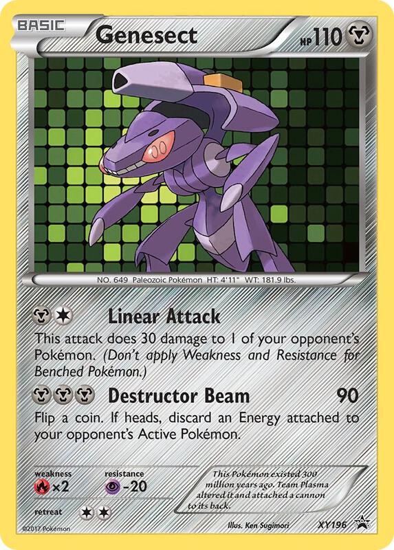 Karta Pokemon Genesect - XY196 - XY Promos XY196