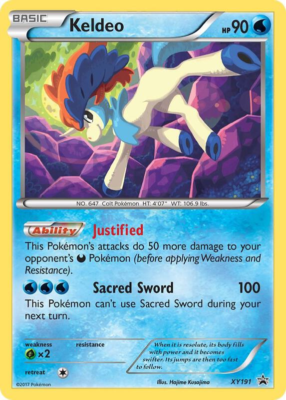 Karta Pokemon Keldeo - XY191 - XY Promos XY191