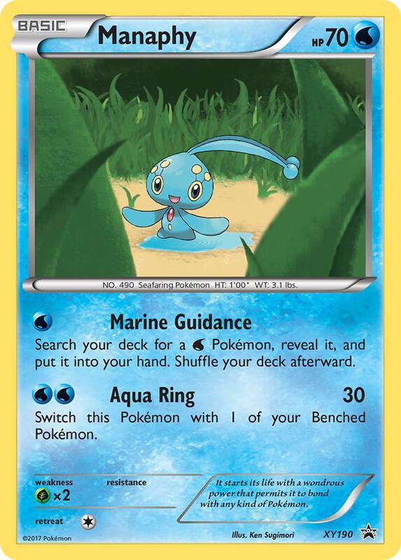 Karta Pokemon Manaphy - XY190 - XY Promos XY190