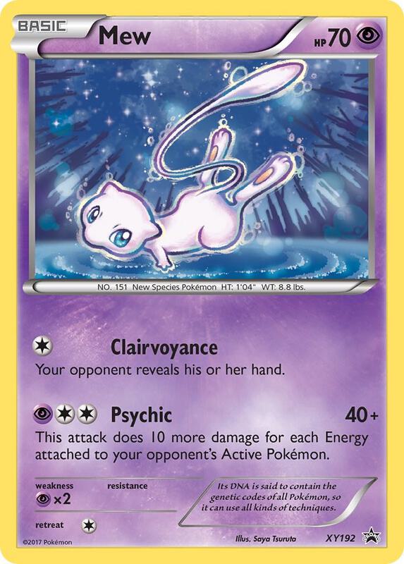 Karta Pokemon Mew - XY192 - XY Promos XY192