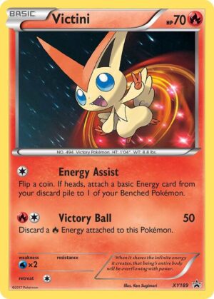 Karta Pokemon Victini - XY189 - XY Promos XY189