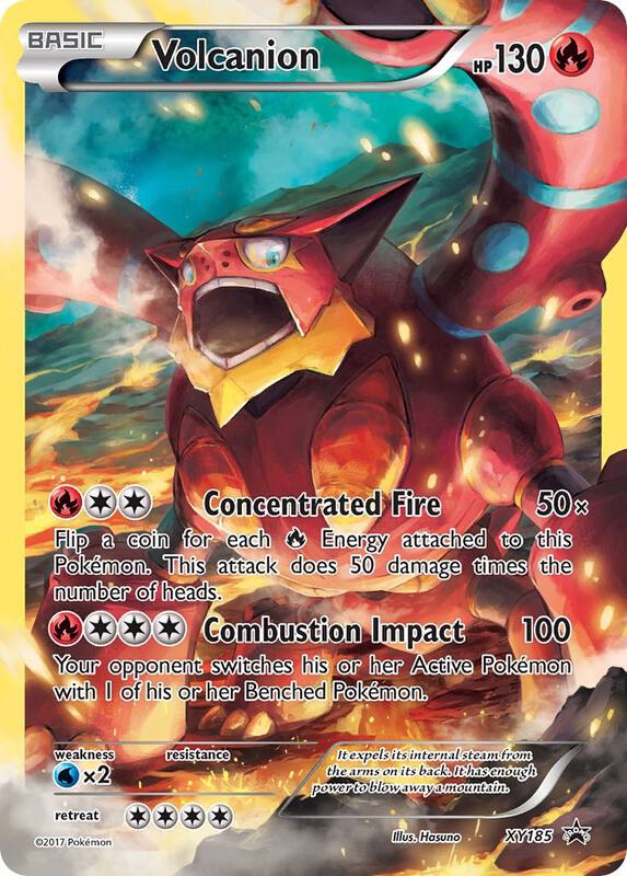 Karta Pokemon Volcanion - XY185 - XY Promos XY185