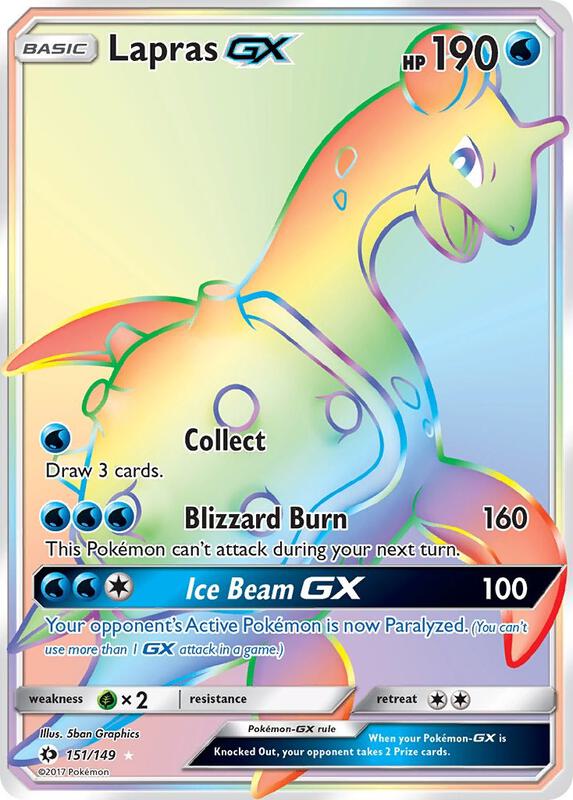 Lapras-GX 151/149 - Sun & Moon