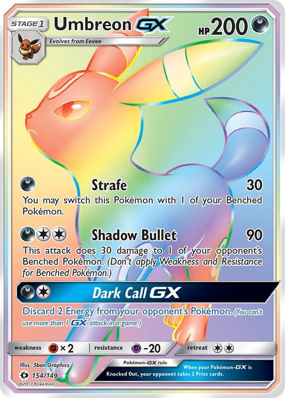 Umbreon-GX 154/149 - Sun & Moon