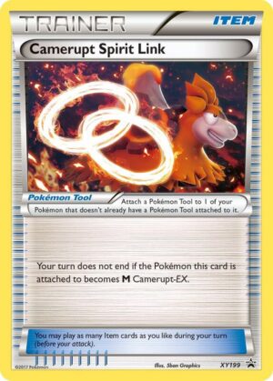 Karta Pokemon Camerupt Spirit Link - XY199 - XY Promos XY199