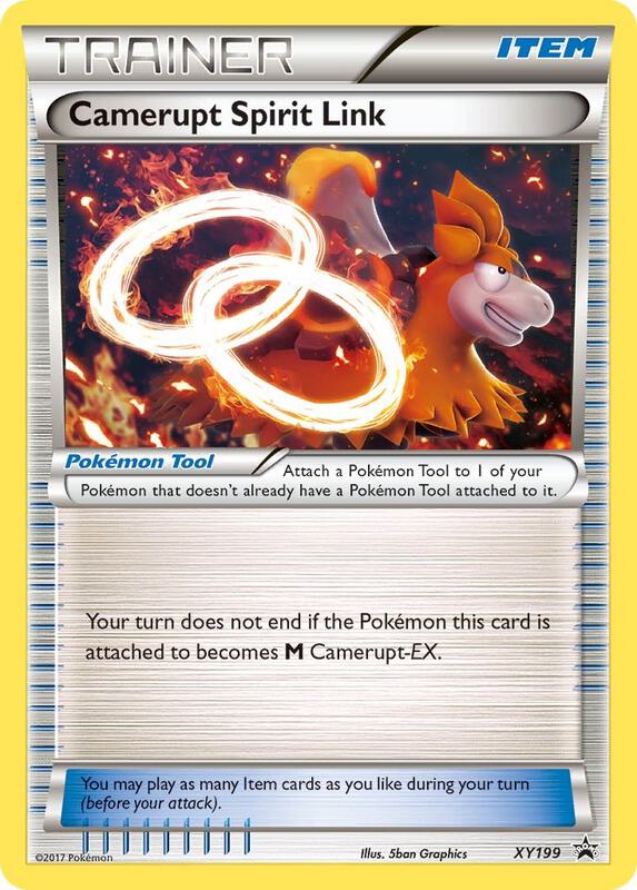 Karta Pokemon Camerupt Spirit Link - XY199 - XY Promos XY199