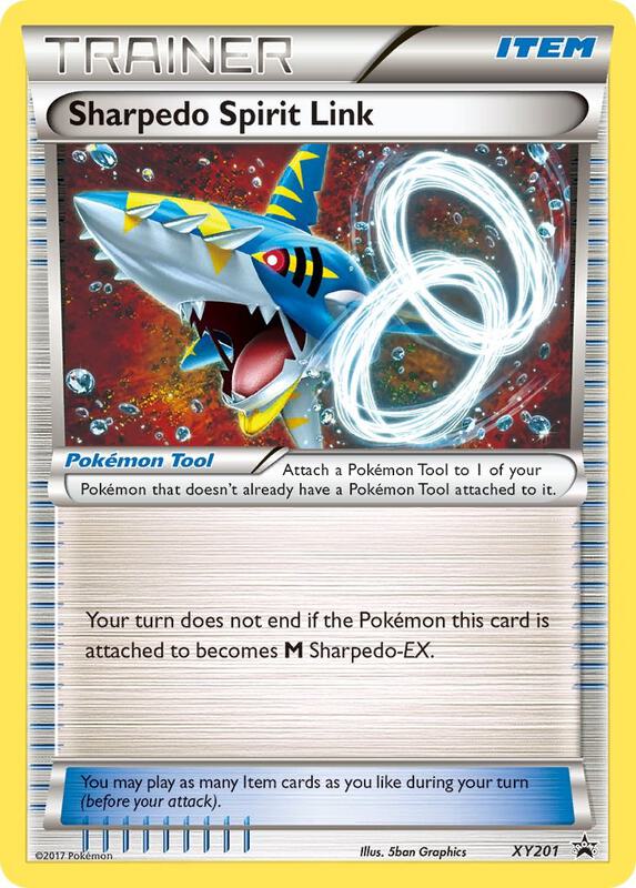 Sharpedo Spirit Link XY201 - XY Black Star Promos
