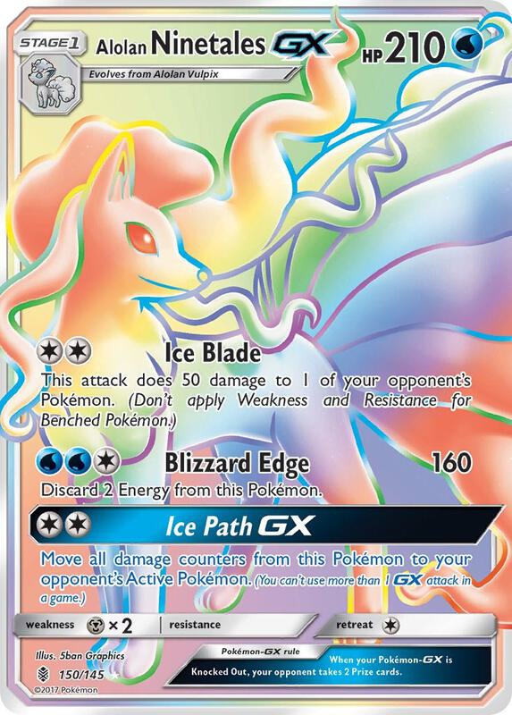 Alolan Ninetales-GX 150/145 - Guardians Rising