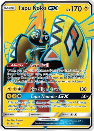 Tapu Koko-GX 135/145 - Guardians Rising