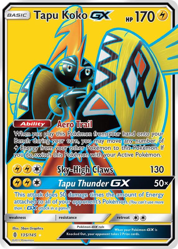 Tapu Koko-GX 135/145 - Guardians Rising