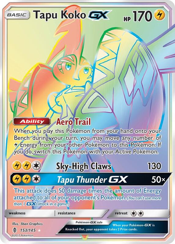 Tapu Koko-GX 153/145 - Guardians Rising