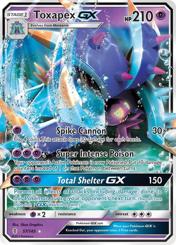 Toxapex-GX 57/145 - Guardians Rising