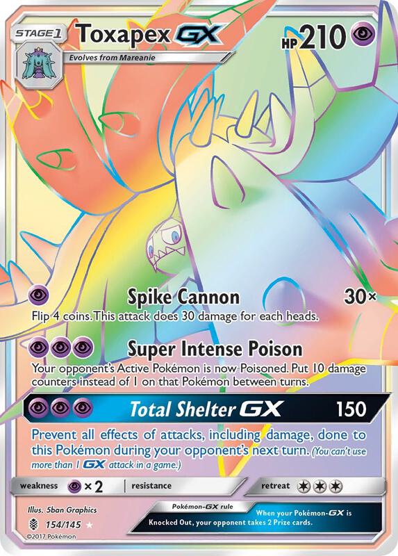 Toxapex-GX 154/145 - Guardians Rising