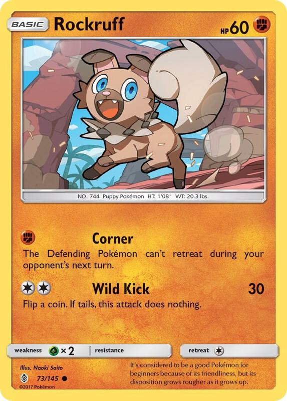Rockruff 73/145 - Guardians Rising