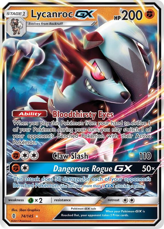 Lycanroc-GX 74/145 - Guardians Rising