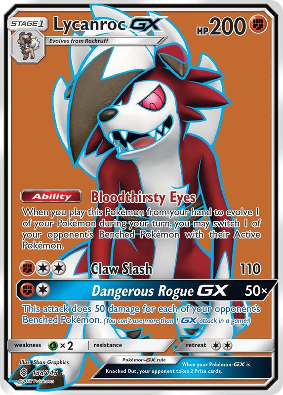Lycanroc-GX 138/145 - Guardians Rising