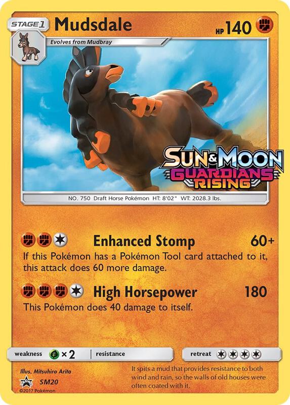 Karta Pokemon Mudsdale - SM20 (Prerelease) - SM Promos SM20