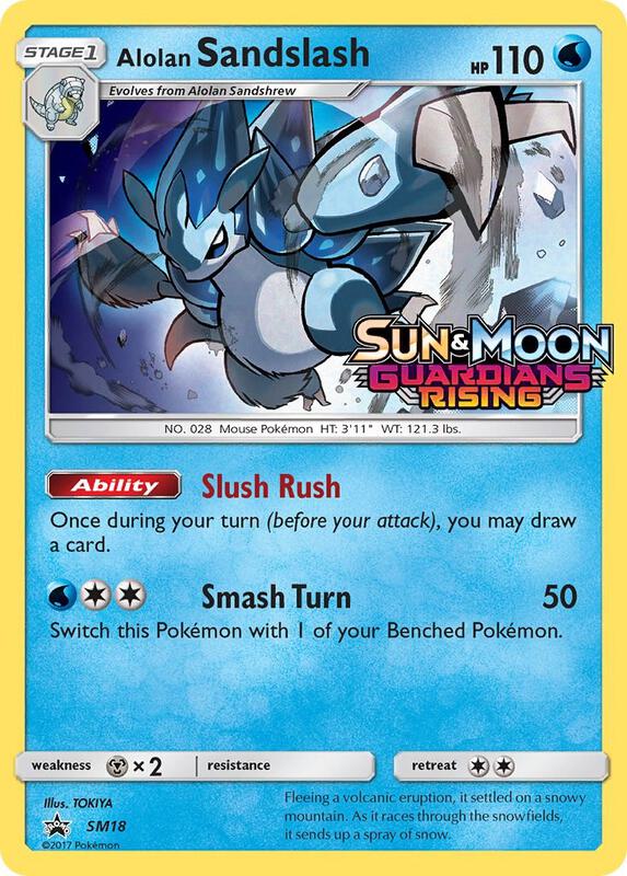 Karta Pokemon Alolan Sandslash - SM18 (Prerelease) - SM Promos SM18