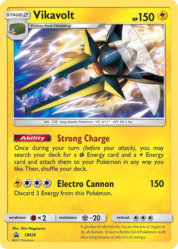 Karta Pokemon Vikavolt - SM28 - SM Promos SM28