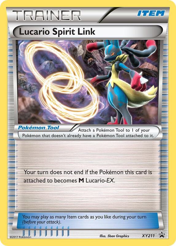Lucario Spirit Link XY211 - XY Black Star Promos