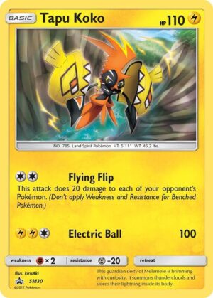 Karta Pokemon Tapu Koko - SM30 - SM Promos SM30