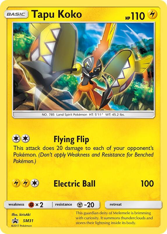 Karta Pokemon Tapu Koko - SM31 - SM Promos SM31