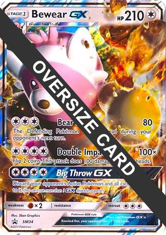 Karta Pokemon Bewear GX - SM34 (Black Star Promos) - Jumbo Cards SM34