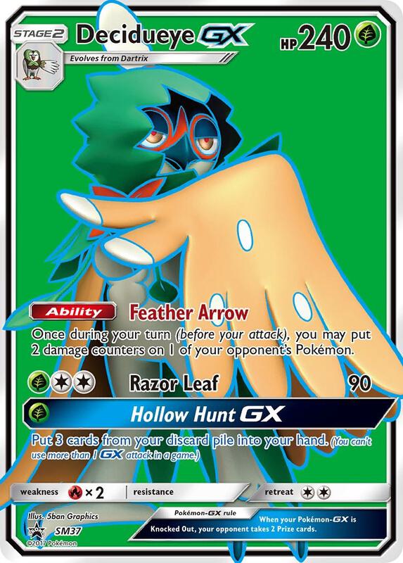 Karta Pokemon Decidueye GX - SM37 - SM Promos SM37