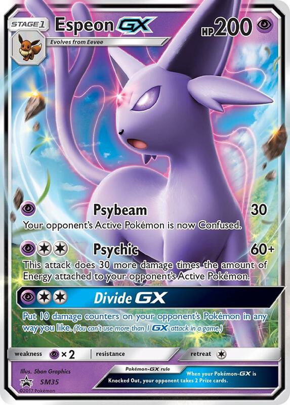 Karta Pokemon Espeon GX - SM35 - SM Promos SM35
