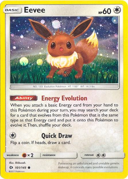 Eevee 101/149 (Cosmos Holo) - Miscellaneous Cards & Products