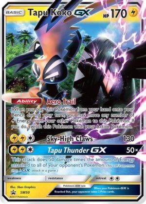 Karta Pokemon Tapu Koko GX - SM50 - SM Promos SM50
