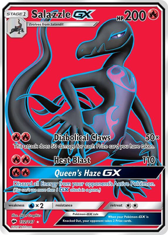 Salazzle-GX 132/147 - Burning Shadows
