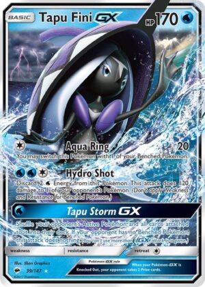 Tapu Fini-GX 39/147 - Burning Shadows
