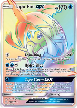 Tapu Fini-GX 152/147 - Burning Shadows