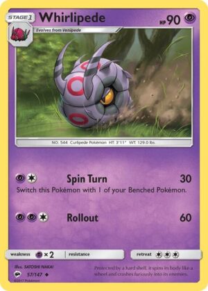 Whirlipede 57/147 - Burning Shadows