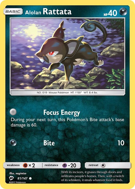 Alolan Rattata 81/147 - Burning Shadows