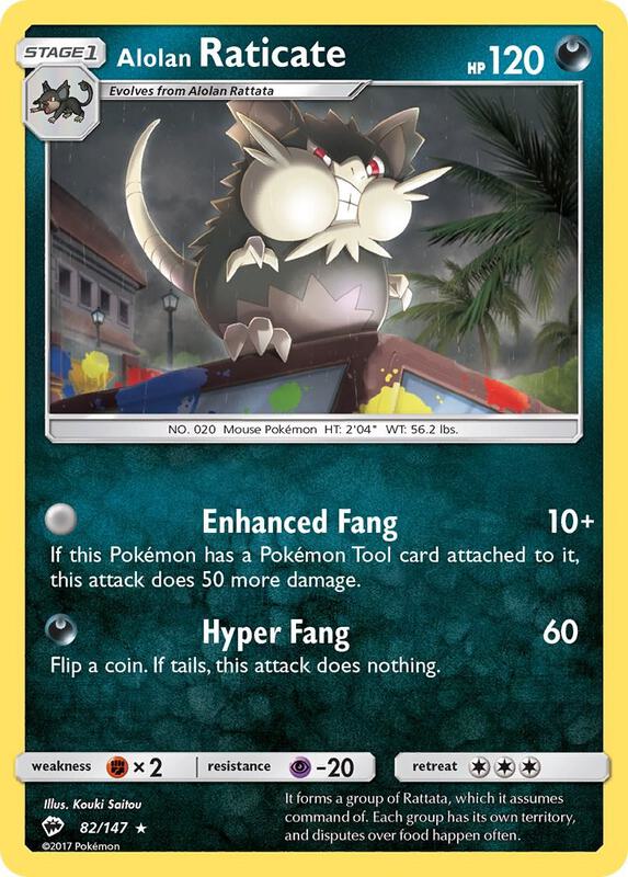 Alolan Raticate 82/147 - SM - Burning Shadows