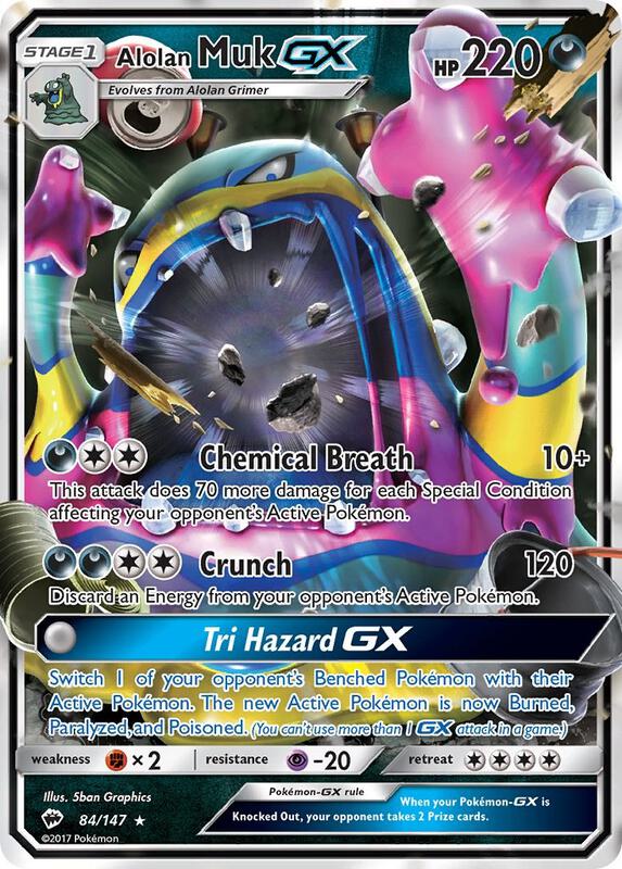 Alolan Muk-GX 84/147 - Burning Shadows