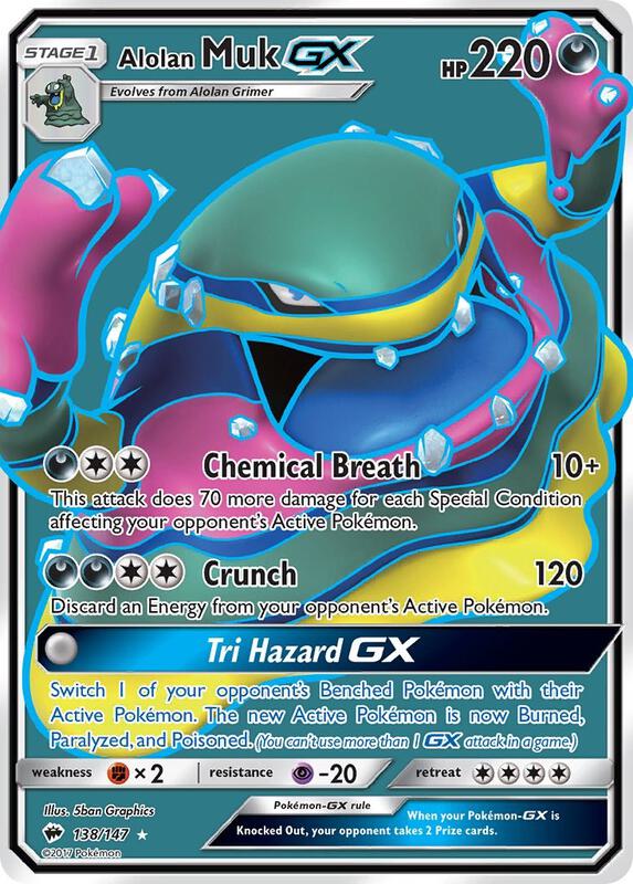 Alolan Muk-GX 138/147 - Burning Shadows