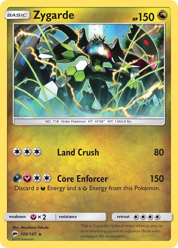 Zygarde 100/147 - Burning Shadows