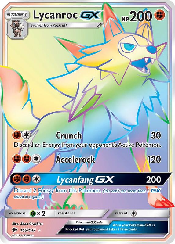 Lycanroc-GX 155/147 - Burning Shadows